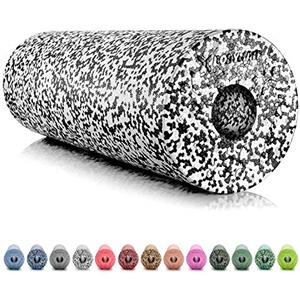 BODYMATE Foam Roller Standard Medio-Duro Lunghezza 45 cm Diametro 15 cm con ebook 0 - Vari Colori