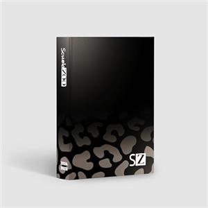 ScuolaZoo Agenda Diario scolastico 2024-2025 con meme e adesivi, disponibile con 6 copertine e 2 dimensioni (Nero/Macchie, 11x15 cm)