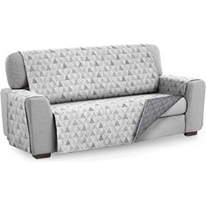textil-home Textilhome Copridivano Malu 3 Posti (160cm) - Salvadivano Trapuntato Reversibile Universale, Protezione Antigraffio, Fodera Imbottita per Divano, Colore C/2