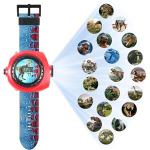 Vicloon Orologio Bambini Giocattolo Con Proiettore - 20 Modelli di Proiezione per Ragazzi e Ragazze - Regalo di Natale (Dinosauro)