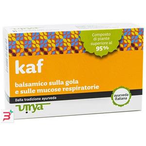 Virya Kaf - Integratore Alimentare Naturale 60 Compresse per Gola e Mucose Respiratorie