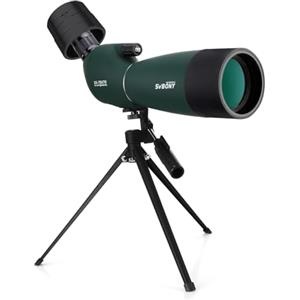Svbony SV28 - Cannocchiale da 25-75 x 70 mm con fotocamera WiFi SC002, con treppiede e adattatore per telefono per digiscoping, impermeabile a prova di fof, telescopio a lungo raggio per tiro al