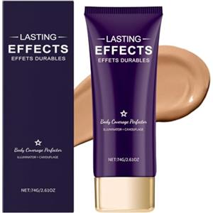 KARLOR Corpo, correttore per la pelle, fondotinta, correttore, copertura per il corpo, fondotinta, illuminatore, tatuaggio, copertura per gambe, cicatrici, imperfezioni della pelle, Leg Body Makeup