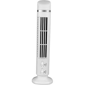 Greensen Ventilatore a Torre Molto Ventilatore Senza Pale Ventilatore a Torre Silenzioso Ventilatore da Tavolo per Camera da Letto Ufficio 10,5 X 33 Cm