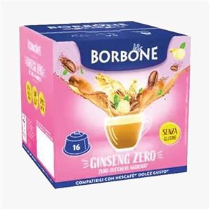 CAFFÈ BORBONE 64 Capsule Caffe Borbone Compatibili con Nescafe Dolce Gusto Ginseng Zero Senza Zuccheri Aggiunti - L' Emporio del Caffè