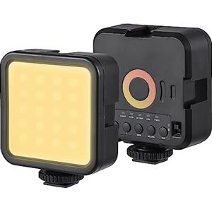 Yctze Luce di Fotografia Portatile Mini Fotografia Lampada Dimmabile Luce a LED con Batteria da 3000K-9000K a Colori da 1200 MAh per i Treppiedi di Smartphone per Telecamere DSLR