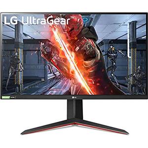 LG 27GN850 UltraGear Gaming Monitor 27 QuadHD Nano IPS 1ms HDR, 2560x1440, G-Sync Compatible e AMD FreeSync 144 Hz, HDMI 2.0, Display Port 1.4, Uscita Audio, Stand Pivot, Flicker Safe, Nero