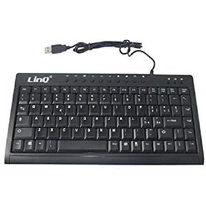 Linq TASTIERA MULTIMEDIALE USB ULTRA SLIM COLORE NERO K-2 LINQ