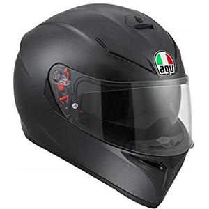 AGV K3 SV E2205 Mono 0301A4MY_002_XS Casco Moto, Nero Opaco, XS