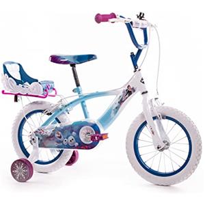 Huffy 14 Pollici, Bicicletta Disney Frozen Luxury Unisex-Baby, Azzurro