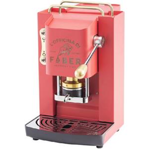 Faber Italia Pro Deluxe - Macchina da Caffè a Cialde, 15 Bar, Design Elegante PINK