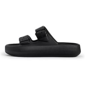 FILA Tireno Slipper Wmn, Sandalo Donna, Nero, 39 EU