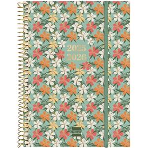 finocam Agenda Spirale 18 Mesi 2025 2026 Settimana Layout Orizzontale Luglio 2025 Dicembre 2026 (18 mesi) Daisy Internazionale