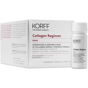 Korff Collagen Regimen - Integratore Bevibile con Collagene Marino e Vitamine per una Pelle Sana - 7 Fiale