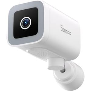 SONOFF CAM-B1P Telecamera di Sicurezza Esterna 2K HD con Visione Notturna a Colori, Panoramica 180°, AI Rilevamento e Tracciamento, Impermeabile IP65, Audio Bidirezionale