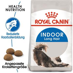 Royal Canin Indoor Long Hair - Cibo secco per gatti adulti a pelo lungo - 400 g - Adatto per gatti di casa da 1 a 7 anni
