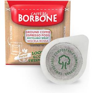 Caffè Borbone Miscela Rossa - Confezione da 50 Cialde - Compatibili E.S.E. dm 44