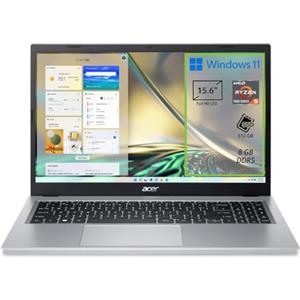 Acer Aspire 3 A315-24P-R8DK PC Portatile, Notebook, Processore AMD Ryzen™ 5 7520U, RAM 8 GB DDR5, 512 GB PCIe NVMe SSD, Display 15.6