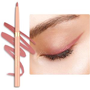 OULAC Matita Occhi Waterproof, Eyeliner e Lip Liner Corallo Mat Girevole, Colore Intenso, Dura 12 Ore +, Texture Liscia e Cremosa, Non Trasferibile, Vegan (L04) Sunlit Peach