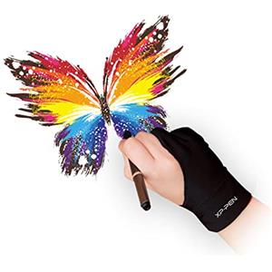 XP-Pen - Guanto per tavoletta grafica professionale nero Talla M