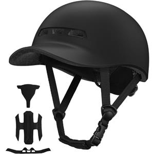 Shinmax Casco Bici Uomo Donna Urbano Leggero per Adulti - Ciclismo, Monopattino, Città, Strada - Protezione di Sicurezza Regolabile 56-62 cm