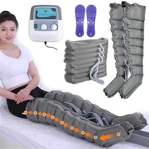 Generico Presso Terapia Gambe Linfodrenante 8 Camere Pressoterapia Linfodrenaggio per Casa, Pressoterapia Linfodrenaggio Total Body Con Funzione Di Cronometraggio (2gambe+vita)
