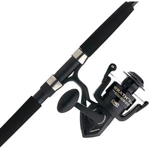 PENN 7' Wrath II Fishing Rod and Spinning Reel Combo, Size 5000, Medium Heavy Power, Fast Action, Corrosion-Resistant Graphite Construction, Lightweight and Durable