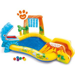 Intex Play Center Dinosauro (249x191x109cm) Art. 57444 - Confezione da 1 Gonfiabile