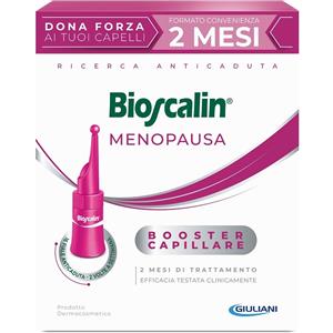 Bioscalin Menopausa - Trattamento Anticaduta e Rinforzante per Capelli Femminili, 16 Fiale da 3,5 ml