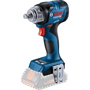 Bosch Professional 18V System Avvitatore a massa battente a batteria GDS 18V-330 HC (coppia di serraggio 330 Nm, coppia di distacco 560 Nm, tre livelli per velocità/coppia, senza batt./caricabatt.)