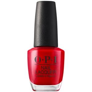 OPI Nail Lacquer Smalto Rosso Corallo - Big Apple Red - 15 ml, Durata Fino a 7 Giorni