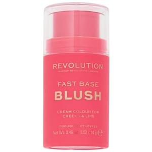 Makeup Revolution Fast Base Blush 14 g - Effetto Naturale per un Viso Fresco