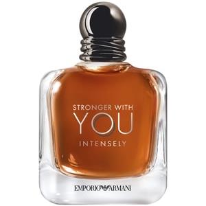 Armani Emporio Stronger With You Intensely - Eau de Parfum 100ml, Fragranza Intensa e Audace con Note di Vaniglia e Pepe Rosa