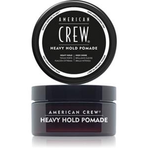 American Crew Heavy Hold Pomade - Pomata per capelli a base d'acqua con tenuta forte e lucentezza elevata, 85 g