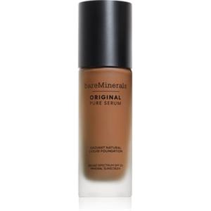 bareMinerals Original Pure Serum Liquid Foundation SPF20 Deep Neutral 5 - Fondotinta liquido leggero e radioso con 93% di ingredienti per la cura della pelle
