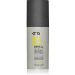 KMS Hair Play Liquid Wax 100 ml - Cera liquida modellante per tutti i tipi di capelli con olio di semi d'uva e menta piperita