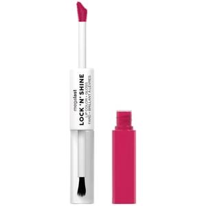 Wet n Wild MegaLast Lock n' Shine - Rossetto e Lucidalabbra Doppia Estremità con Vitamina E e Olio di Jojoba, 8 ml