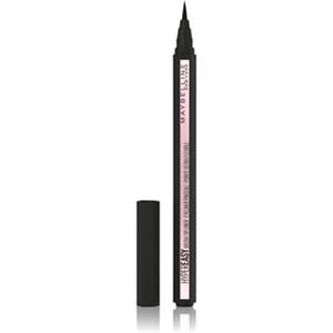 Maybelline Hyper Easy Eyeliner Liquido in Penna - Matte Black 801, Punta Flessibile e Facile Applicazione