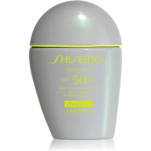Shiseido Sports BB Cream SPF 50 Medium Dark - 30 ml, Protezione Solare e Makeup Resistente per Attività Sportive
