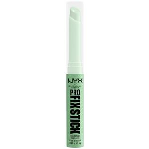 NYX Professional Makeup Correttore Verde in Stick - Media Copertura, Arricchito con Acido Ialuronico, Durata Fino a 12h, Tonalità Green, 1,6 g