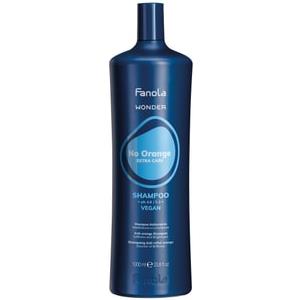 Fanola Wonder NoOrange Shampoo Antiarancio 1000 ml - Neutralizza riflessi arancioni e ramati, ideale per capelli castano chiaro e colorati