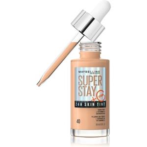 Maybelline New York Fondotinta in Siero SuperStay 24H con Vitamina C - Tonalità 40, 30 ml, Effetto Naturale e Luminoso