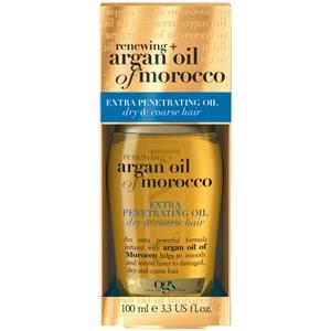 OGX Olio Capelli Renewing Argan Oil of Marocco - Olio Idratante per Capelli Secchi e Danneggiati, 100 ml