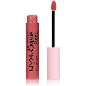NYX Professional Makeup Lip Lingerie XXL - Rossetto liquido opaco a lunga tenuta 4 ml, tonalità 03 XXpose Me, formula vegana
