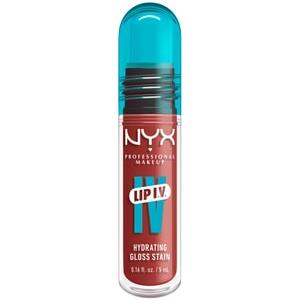 NYX Professional Makeup Gloss e Tinta Labbra Idratante 2in1 - Idratazione fino a 12H, con Vitamina B12 e Magnesio, Tonalità 02 Hydra-Honey