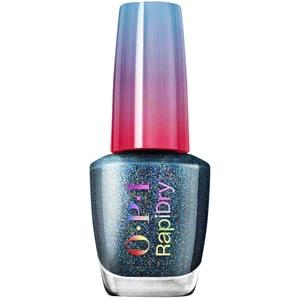 OPI Rapidry Smalto All Dry N Mighty 9 ml - Blu Navy Olografico, Asciugatura Rapida in 60 Secondi, Brillantezza Elevata