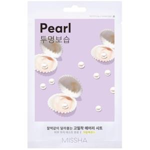 MISSHA Airy Fit Maschera in Foglio alla Perla - 19 g, Illumina e Rende la Pelle Liscia