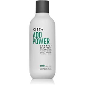 KMS Addpower Shampoo 300 ml - Shampoo rinforzante per capelli fini e fragili con proteine del riso