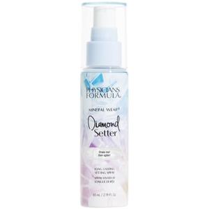 Physicians Formula Mineral Wear Diamond Setter Spray Fissativo Idratante e Illuminante 65 ml - Formula Leggera con Polvere di Diamante