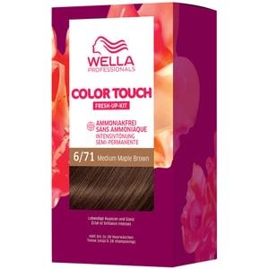 Wella Professionals Color Touch Demi-Permanente Senza Ammoniaca - Tintura per Capelli 6/71 Medium Maple Brown con Copertura Fino al 50% di Capelli Grigi e Maschera Inclusa
